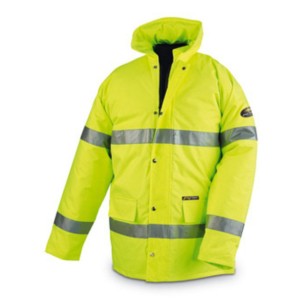 PARKA GRANDE VISIBILIDADE C/FITA REF.AMARELO *